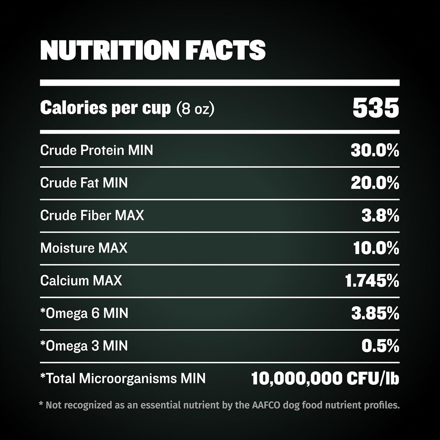 Dry Dog Food for Adults & Puppies - High Protein & Fat for Muscle & Weight Gain - High Performance Dog Food Supplements - Small & Large Breed Dogs (535 Calories per Cup), Chicken, 15Lb Bag