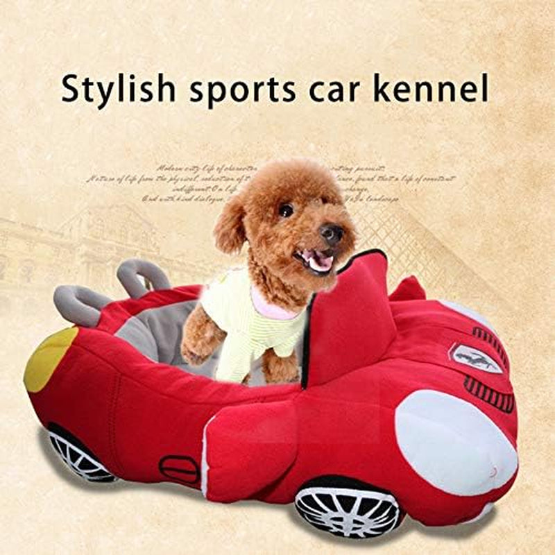 Car Shape Pet Bed - Soft, Warm and Durable Small Dog & Cat Cushion for Indoor Use